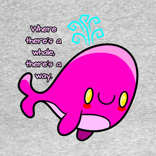 Where there's a whale, there's a way by RD Doodles